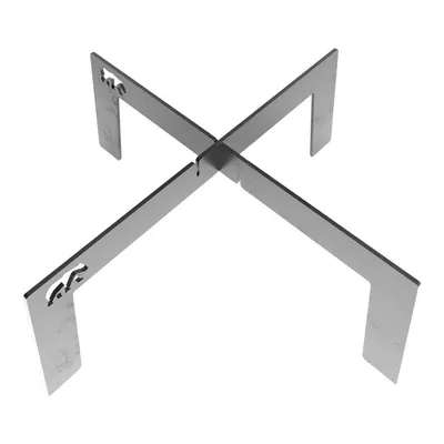 KAMP AYISI Bushcraft Ox Medium Su Geçirmez Taşıma Çantalı Katlanır Ateş Üzeri Metal Kamp Izgarası