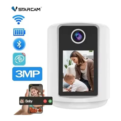 VSTARCAM CV331S 3MP Çift Yönlü Ses Evet Bebek Kamera Beyaz