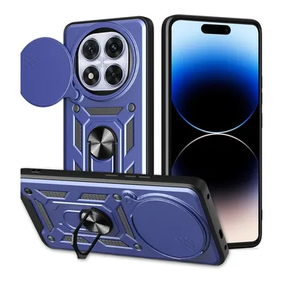 EVIMDEYOKYOK Xiaomi Redmi Note 14 Pro Plus Uyumlu Pars Lens Yüzüklü Silikon Telefon Kılıfı Lacivert