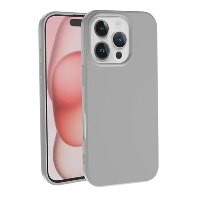 LOPARD iPhone 16 Pro Uyumlu LSR Lansman Kapak Telefon Kılıfı Gümüş