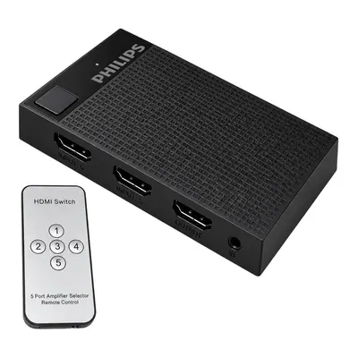 PHILIPS SWV9023D/93 5 Giriş 1 Çıkış 4K 5/1 HDMI Switch