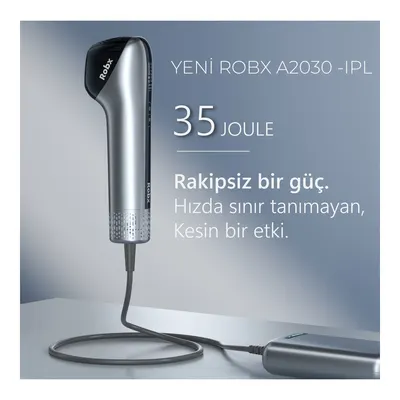 ROBX A2030 Sapphire Soğutma 35 Joule Ultra Güç Hızlı Etki Çoklu Seri Otomatik Atım IPL Lazer Epilasyon Cihazı Mavi