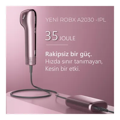 ROBX A2030 Sapphire Soğutma 35 Joule Ultra Güç Hızlı Etki Çoklu Seri Otomatik Atım IPL Lazer Epilasyon Cihazı Pembe