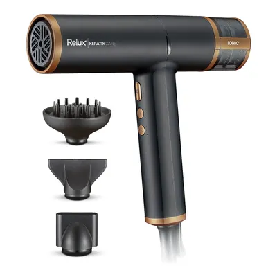 RELUX RHD9190B Keratin Care BLDC Motor 1900 W Saç Kurutma Makinesi Sİayh