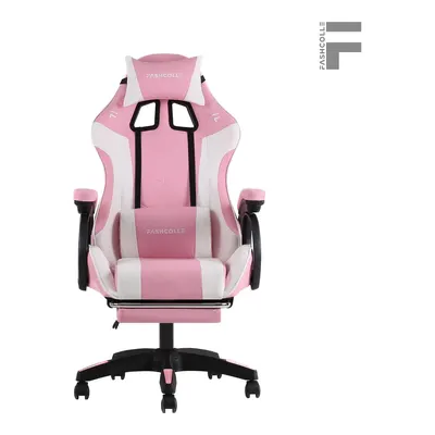 FASHCOLLE Dynamic Pink Masajlı Oyuncu Koltuğu Pembe