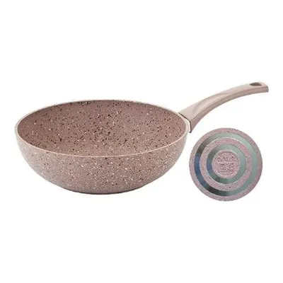 OMS Collection 28x9 cm Granit Wok Tava Kahverengi
