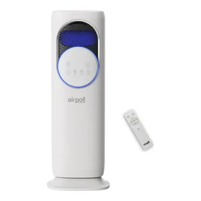 AIRPOLL HF01 Uzaktan Kumandalı Sıcak Soğuk Su ve Buz Hazneli Dikey Vantilatör Beyaz