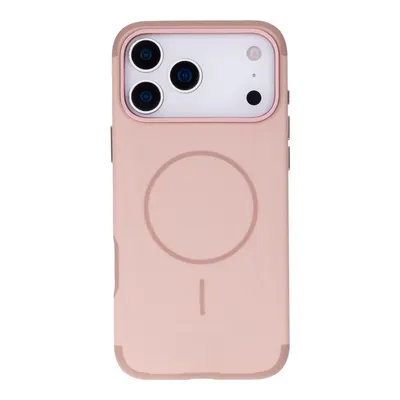 BLOOMINBAG Halo Vanilla Beige MagSafe Matte iPhone 17 Pro 6.3" Uyumlu Telefon Kılıfı Pembe