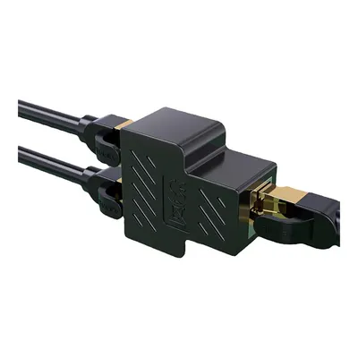 VEGGIEG RJ45 1 To 2 Ethernet Splitter Çoklayıcı Adaptör Siyah