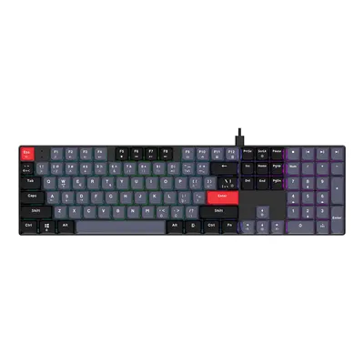 BRONZTURQ MK1175 Rainbow Anti-Ghosting Kablolu Mekanik Klavye Gri