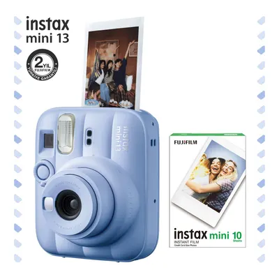FUJIFILM Instax Mini 13 10'lu Mini Film ve Anlık Fotoğraf Makinesi Mavi