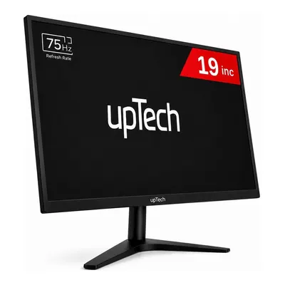 UPTECH HD190 Geniş Ekran 75 Hz (VGA,HDMI) Led 19 inç HD 5 ms Monitör Siyah