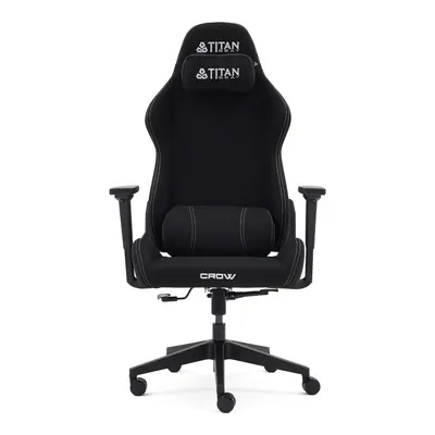 TITANSEAT Crow Kumaş Oyuncu Koltuğu Siyah