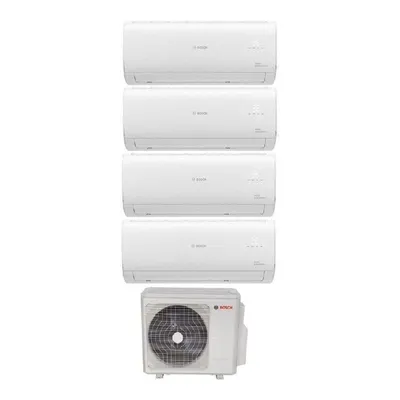 BOSCH Multi Split 36000 Btu 1 Dış + 4 İç Ünite 9000 + 9000 + 9000 + 12000 BTU/h İnverter Klima Beyaz