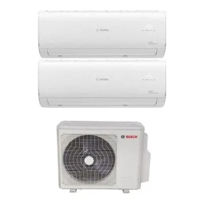 BOSCH Multi Split 28000 BTU 1 Dış + 3 İç Ünite 9000 + 9000 A++ Enerji Sınıfı 12000 BTU/h İnverter Klima Beyaz