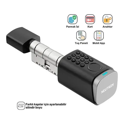 NEUTRON NTL-SC-09FKPB Akıllı Parmak İzi Kapı Kilidi