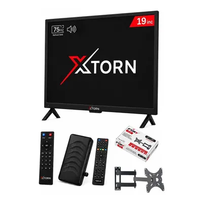 TORN Çanaklı Çanaksız Wi-Fi'li Uydu Alıcısı + TV Askı Aparatı 19 inç 48 cm Full-HD TV