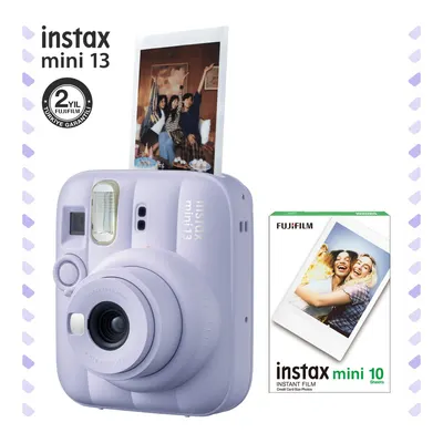 FUJIFILM Instax mini 13 10'lu Mini Film ve Fotoğraf Makinesi Mor
