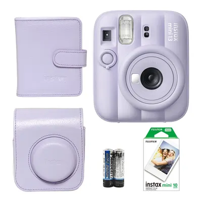 FUJIFILM Instax Mini 13 Çanta Albüm 10'lu Film Set Fotoğraf Makinesi Mor