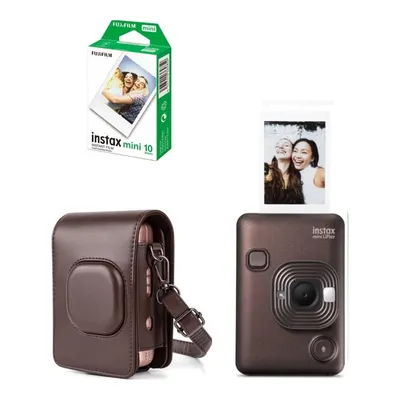 FUJIFILM Instax Mini LiPlay Hybrid 10'lu Film Liplay Uyumlu Çantalı Set Fotoğraf Makinesi Çok renkli