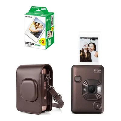 FUJIFILM Instax Mini LiPlay Hybrid 20'li Film Liplay Uyumlu Çantalı Set Fotoğraf Makinesi Çok renkli