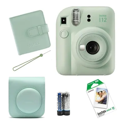 FUJIFILM Instax Mini 12 Askı+Pil +10'lu film+Albüm Fotoğraf Makinesi Lila