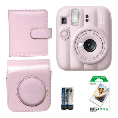 FUJIFILM Instax Mini 13 Çanta Albüm 10'lu Film Set Fotoğraf Makinesi Pembe