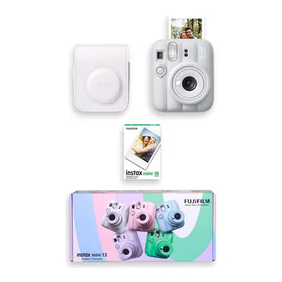 FUJIFILM Instax Mini 13 Çanta 10'lu Film Special Box Fotoğraf Makinesi Beyaz