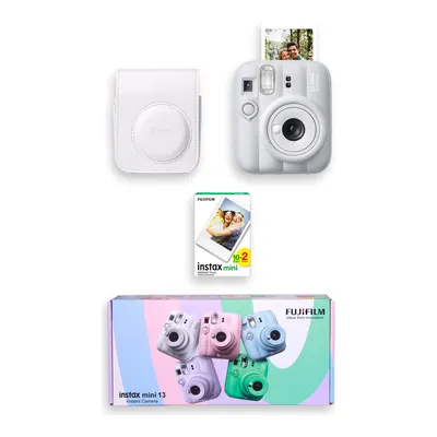 FUJIFILM Instax Mini 13 Çanta 20'li Film Special Box Fotoğraf Makinesi Beyaz