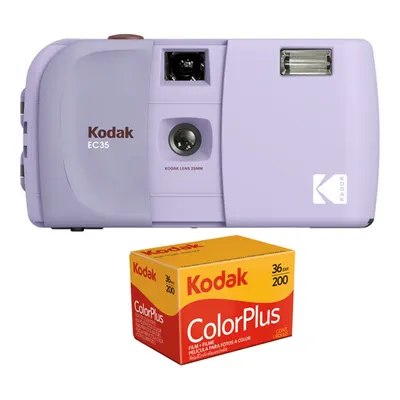 KODAK EC35 +Kodak plus 200/36 poz 35 mm Fotoğraf Makinesi Mor