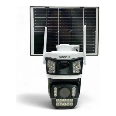 AVENIR AV-S425 6MP 2 Kameralı AOV 4G Sim Kartlı Solar Kamera Beyaz