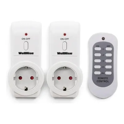 WELLHISE YK02-GR-2+1 2'li 3680 W Uzaktan Kumandalı Priz