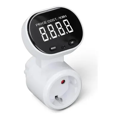 WELLHISE PM005 Dijital Wattmetre Dönebilir Va Ekranlı 16 A 3680 W Enerji Ölçer Priz