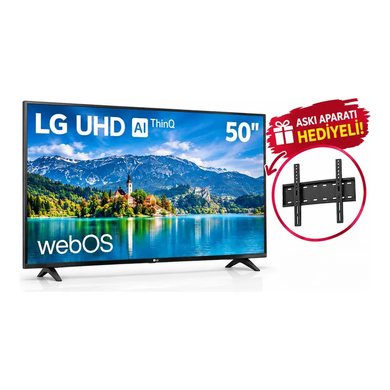 LG 50NU8E0B3LA Ekran Uydu Alıcılı webOS Smart 50 inç 127 cm 4K UHD LED TV, görsel 1