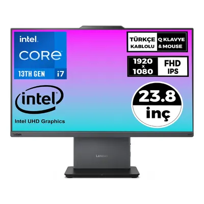 LENOVO ThinkCentre Neo 50a 24 G5 FHD 12SC000KTR 003 Intel Core i7-13620H 32 GB 1 TB 23,8 inç FreeDOS All In One Bilgisayar Siyah
