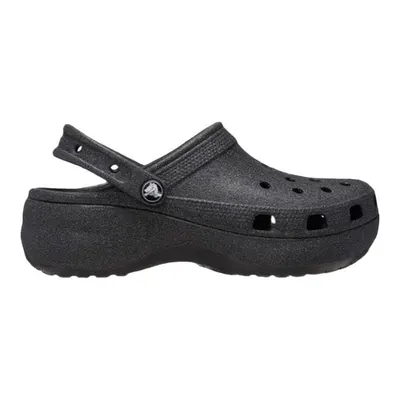 Crocs Classic Platform Glitter Clog W Kadın Siyah Terlik
