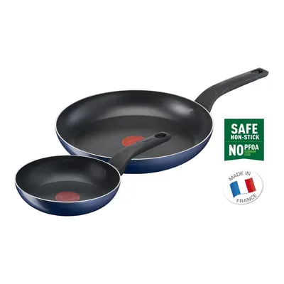 Tefal Titanyum 1X Easy Cook&Clean Difüzyon Tabanlı İkili Tava Seti - 20/28 cm