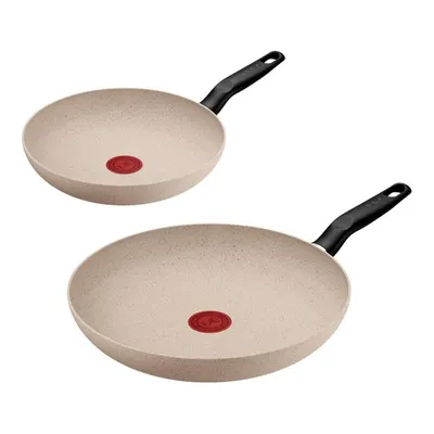 Tefal Beige Essential 2'li Tava Seti 28 cm & 24 cm