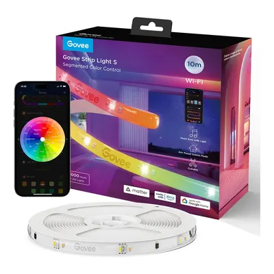 GOVEE RGBICW WiFi+BT Silikon Kaplamalı 10M LED Şerit