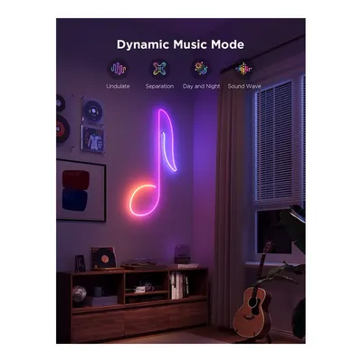 GOVEE Şekillendirilebilir 3M Beyaz Neon LED Şerit