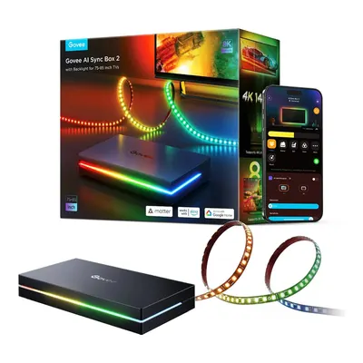 Govee AI Sync Box 2 75-85" TV Arka Şerit LED Aydınlatma