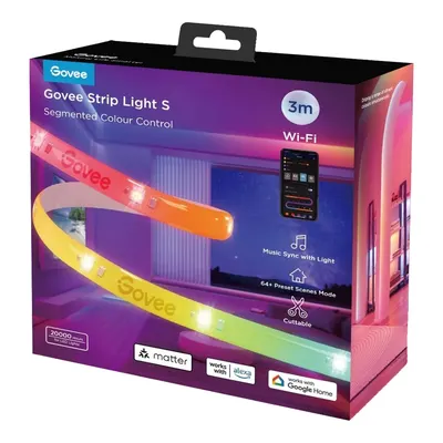 GOVEE RGBICW WiFi+BT Kaplamalı 3M LED Şerit