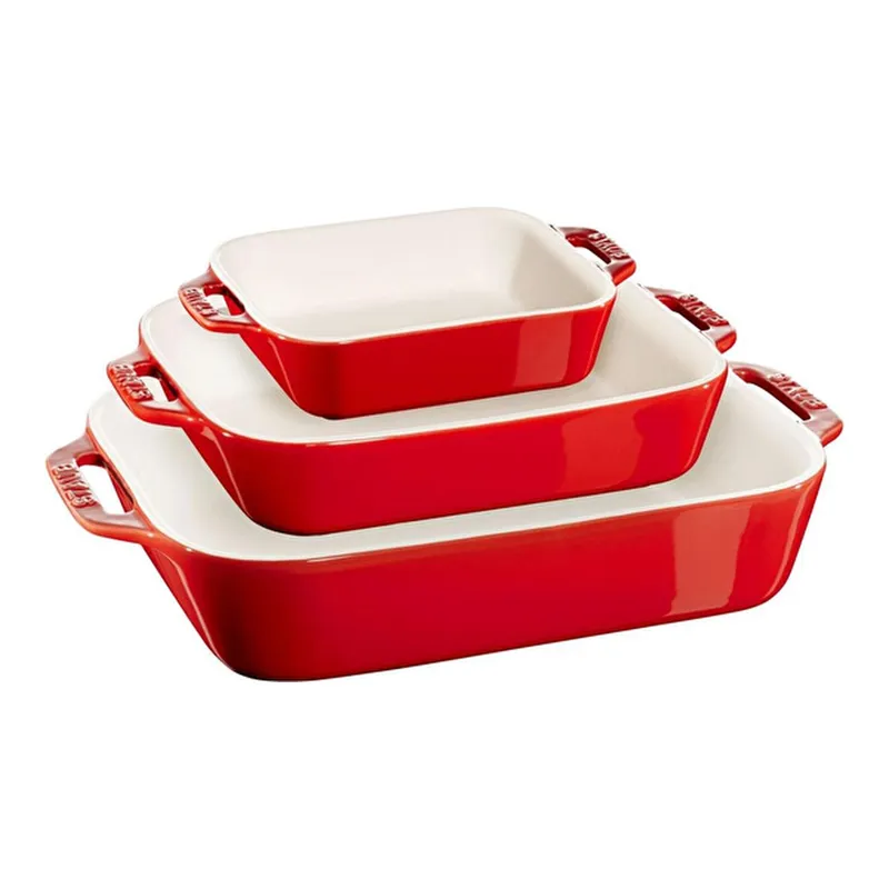 Staub Fırın Kabı Seti 3 Parça Kiraz, görsel 1
