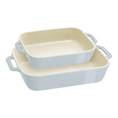Staub Fırın Kabı Seti 2 Parça Açık Mavi