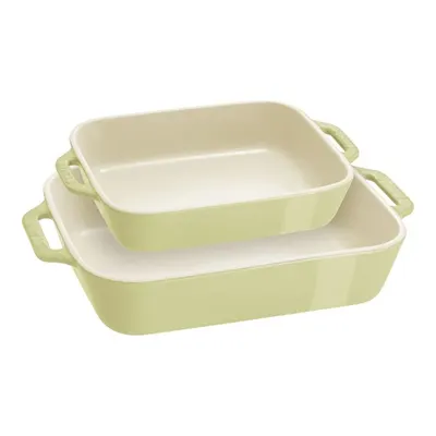 Staub Seramik Fırın Kabı Seti 2 Parça Açık Yeşil