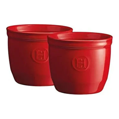 Emile Henry Fırın Kabı Ramekin 2 Li Set No.8 Kırmızı/burgundy