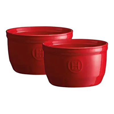 Emile Henry Fırın Kabı Ramekin 2 Li Set No.10 Kırmızı/burgundy