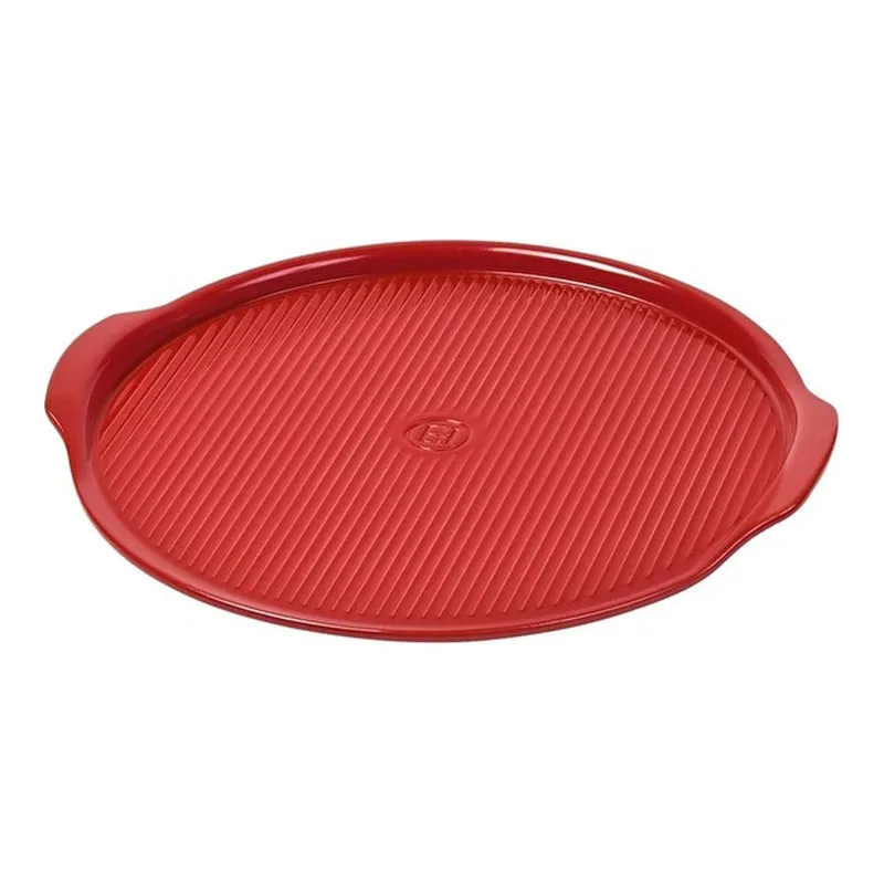 Emile Henry Pizza/fırın Kabı Yuvarlak 40 Cm Kırmızı/burgundy, görsel 1