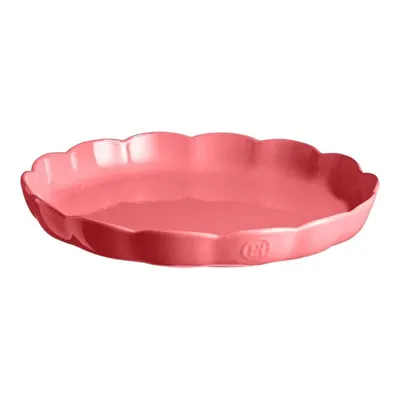 Emile Henry Madeleine Yuvarlak Tart Kalıbı 31 Cm - Pembe