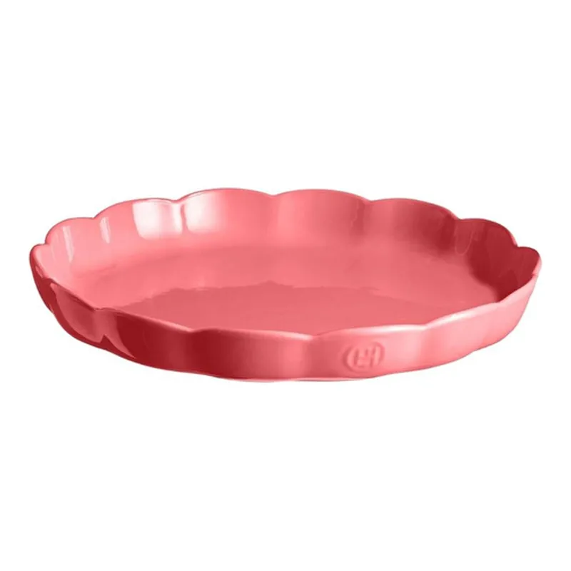 Emile Henry Madeleine Yuvarlak Tart Kalıbı 31 Cm - Pembe, görsel 1